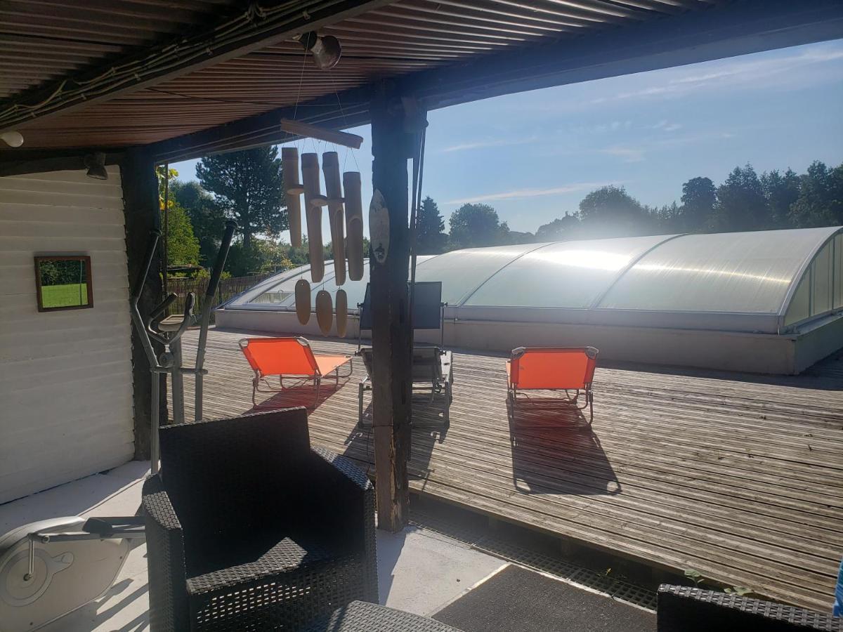 Les 2 Chaumieres Avec Piscine Villa Epinay Exterior photo