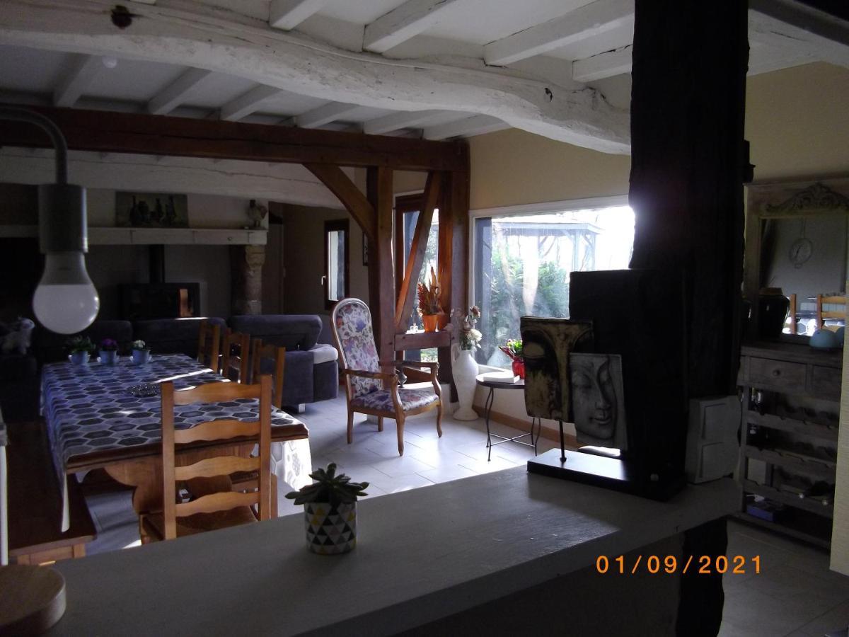 Les 2 Chaumieres Avec Piscine Villa Epinay Exterior photo