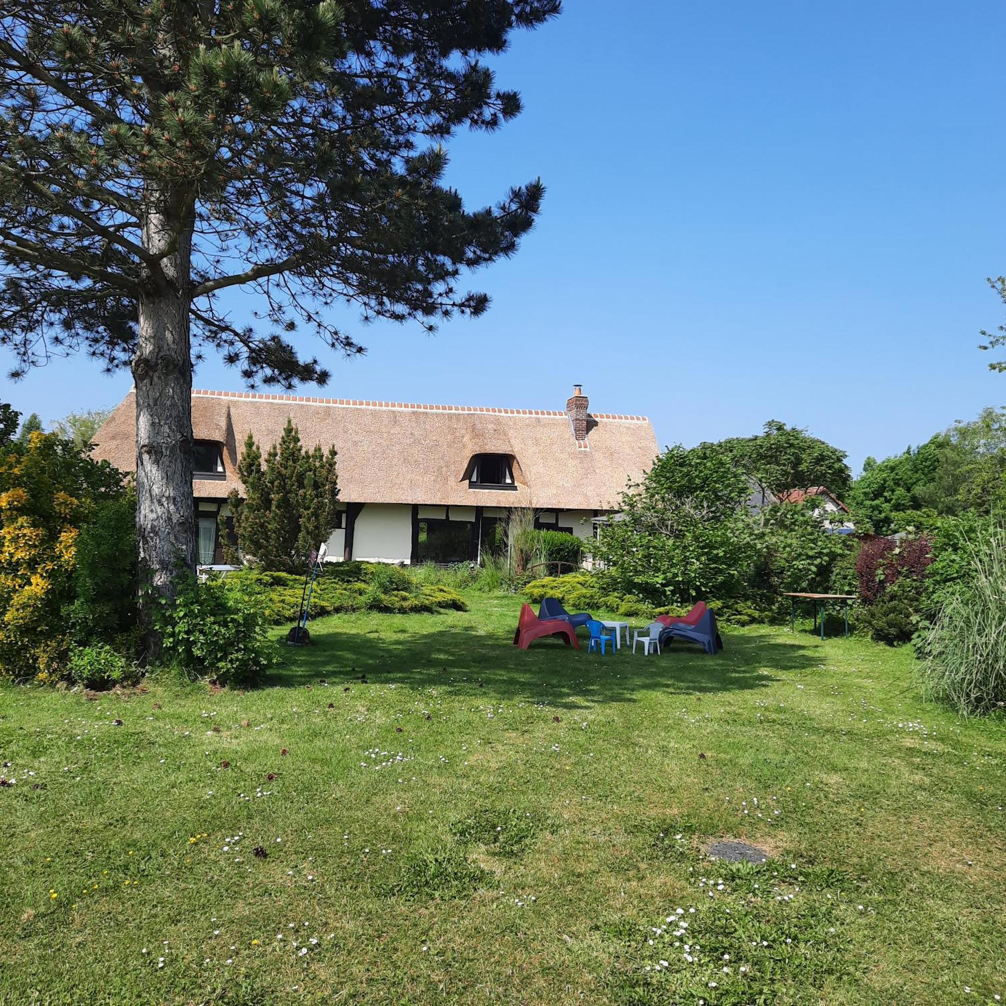 Les 2 Chaumieres Avec Piscine Villa Epinay Exterior photo